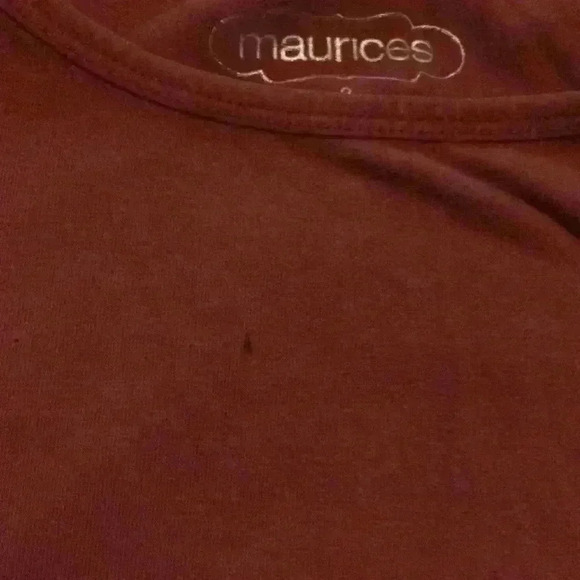 ⚡️ 3 for $20 ⚡️Maurice's Burnt Orange Size XL Fitted Tank - Picture 4 of 4